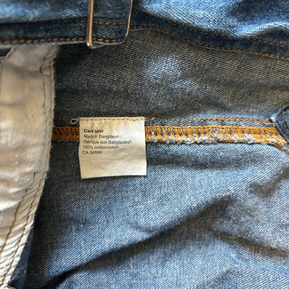 Code One Denim Short Overalls - Picture 2 of 5